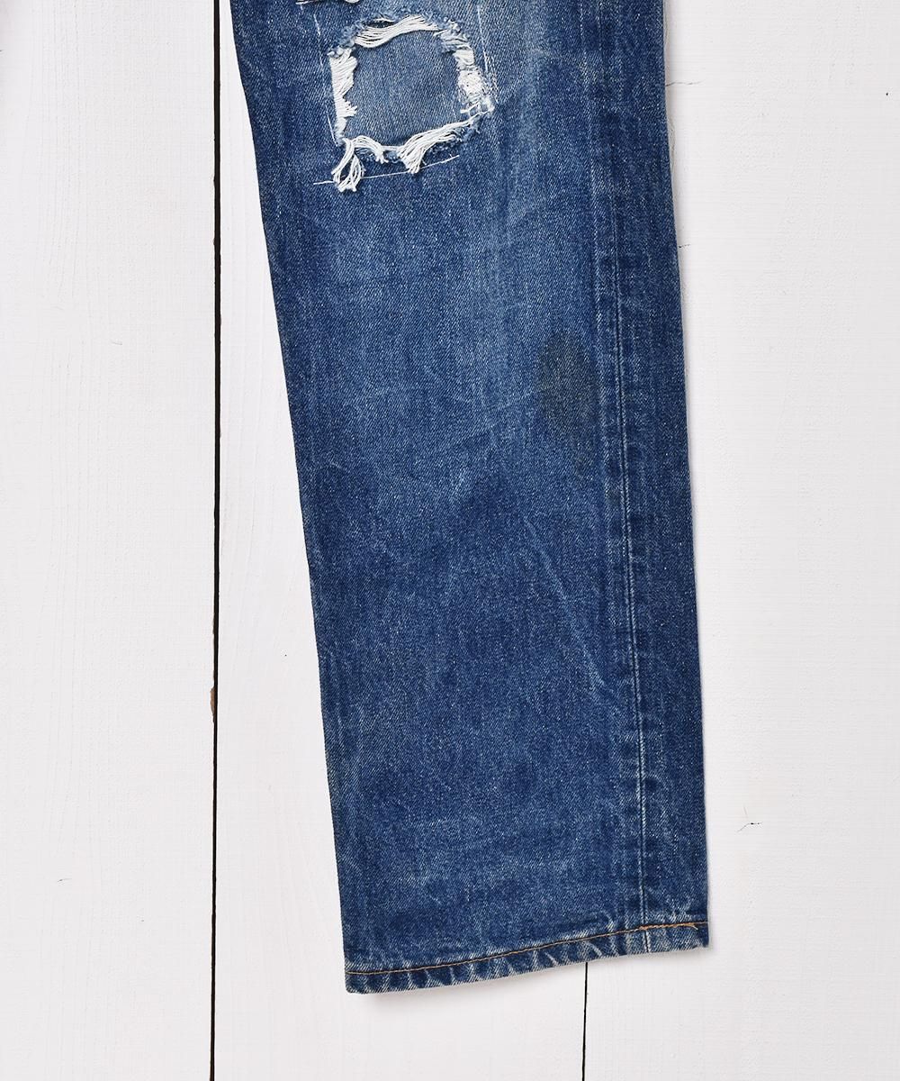 Levi's 501 リメイク ダメージデニムパンツ W34 - 古着屋