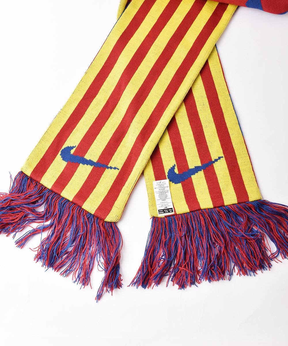 NIKE FCバルセロナ サッカーマフラー - 古着屋グレープフルーツ ムーン