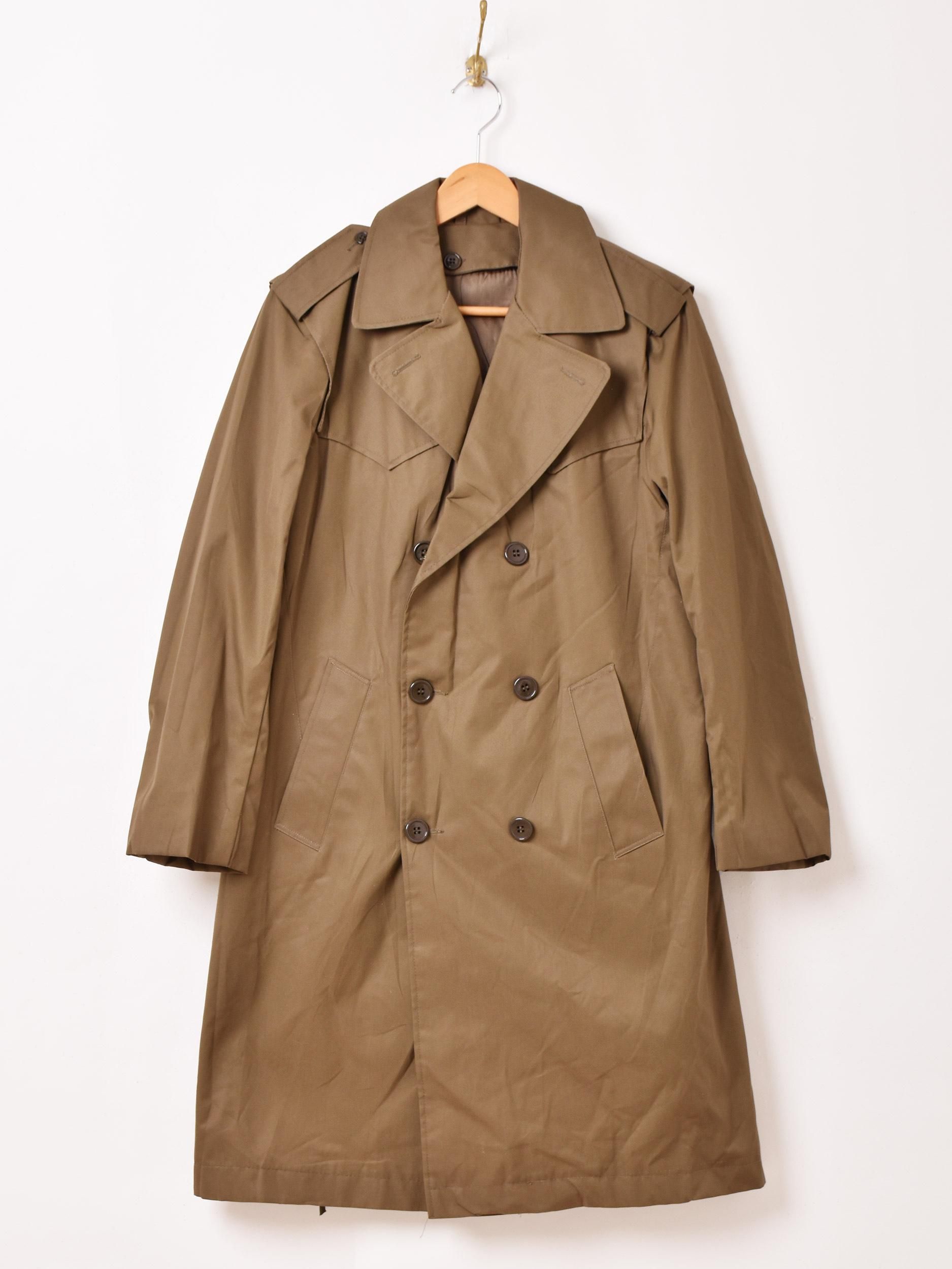 イタリア軍トレンチコート | カーキ色 - 古着屋グレープフルーツ