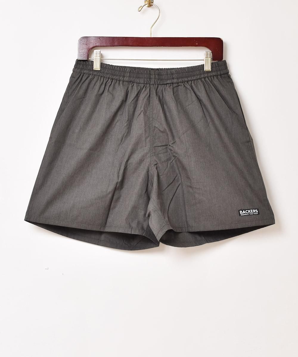 Backersロゴ イージーショートパンツ | グレー - 古着屋
