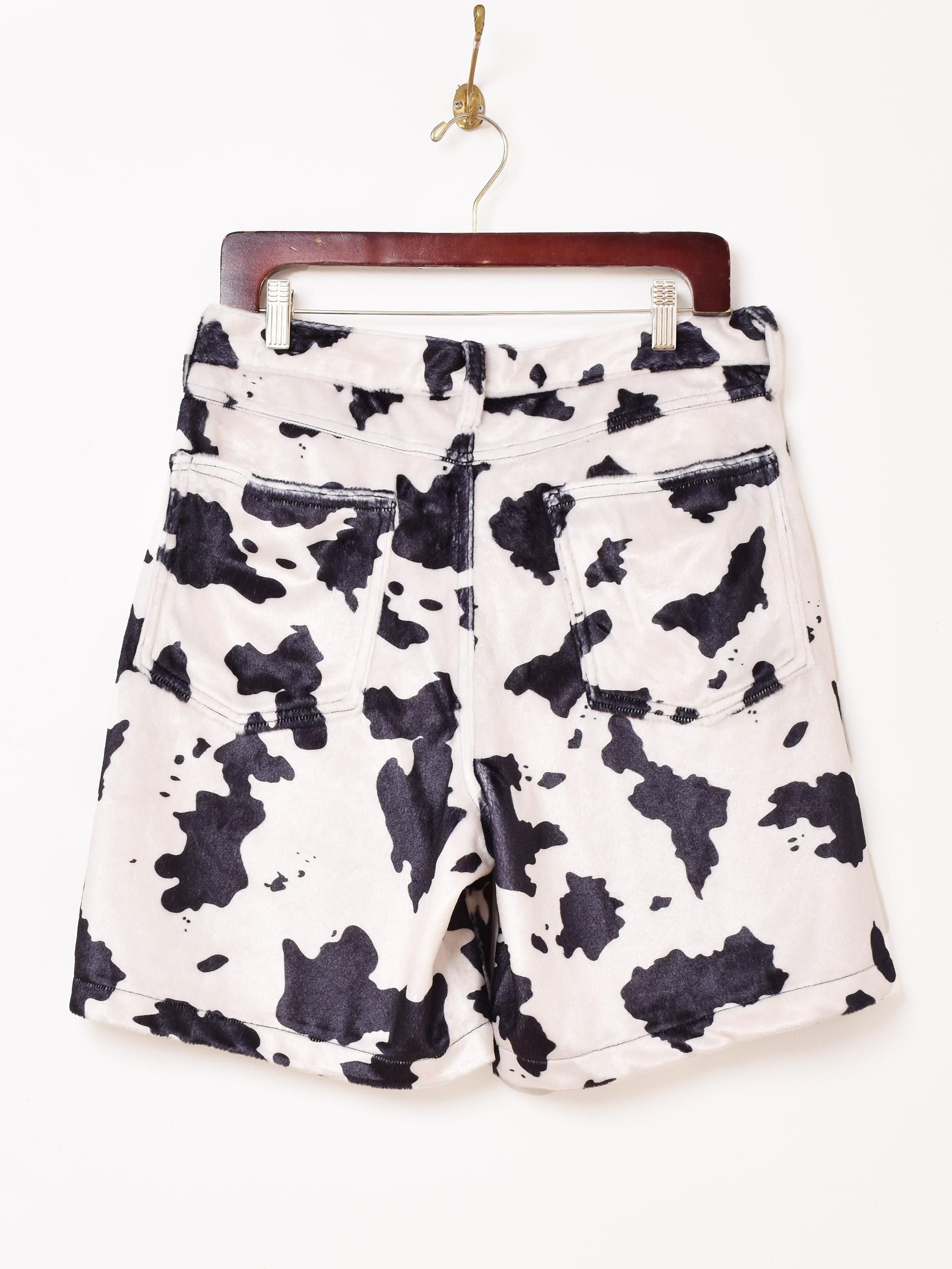 2色展開】「Backers」アニマル柄 フェイクファー ショートパンツ