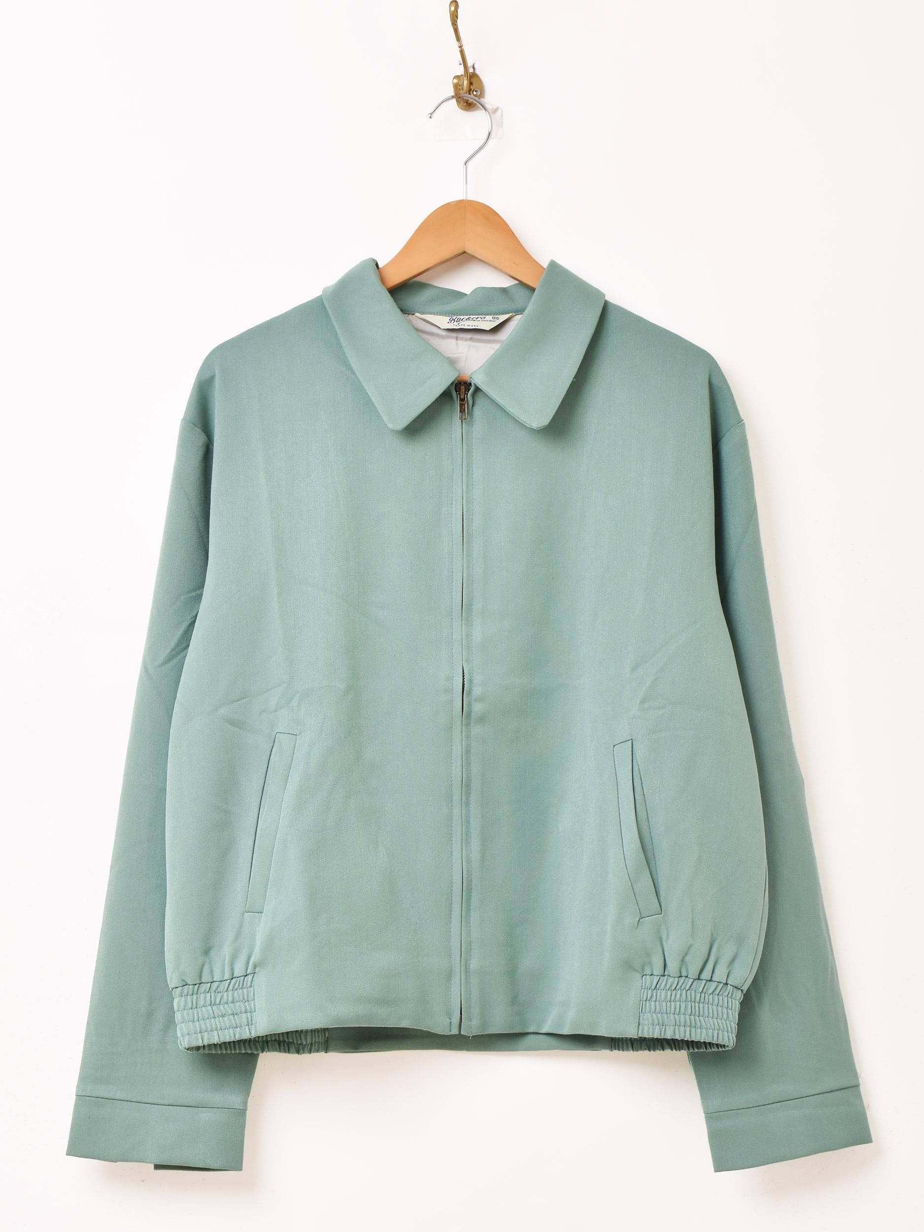 2色展開】「Backers」ギャバジャンタイプ ジャケット グリーン - 古着