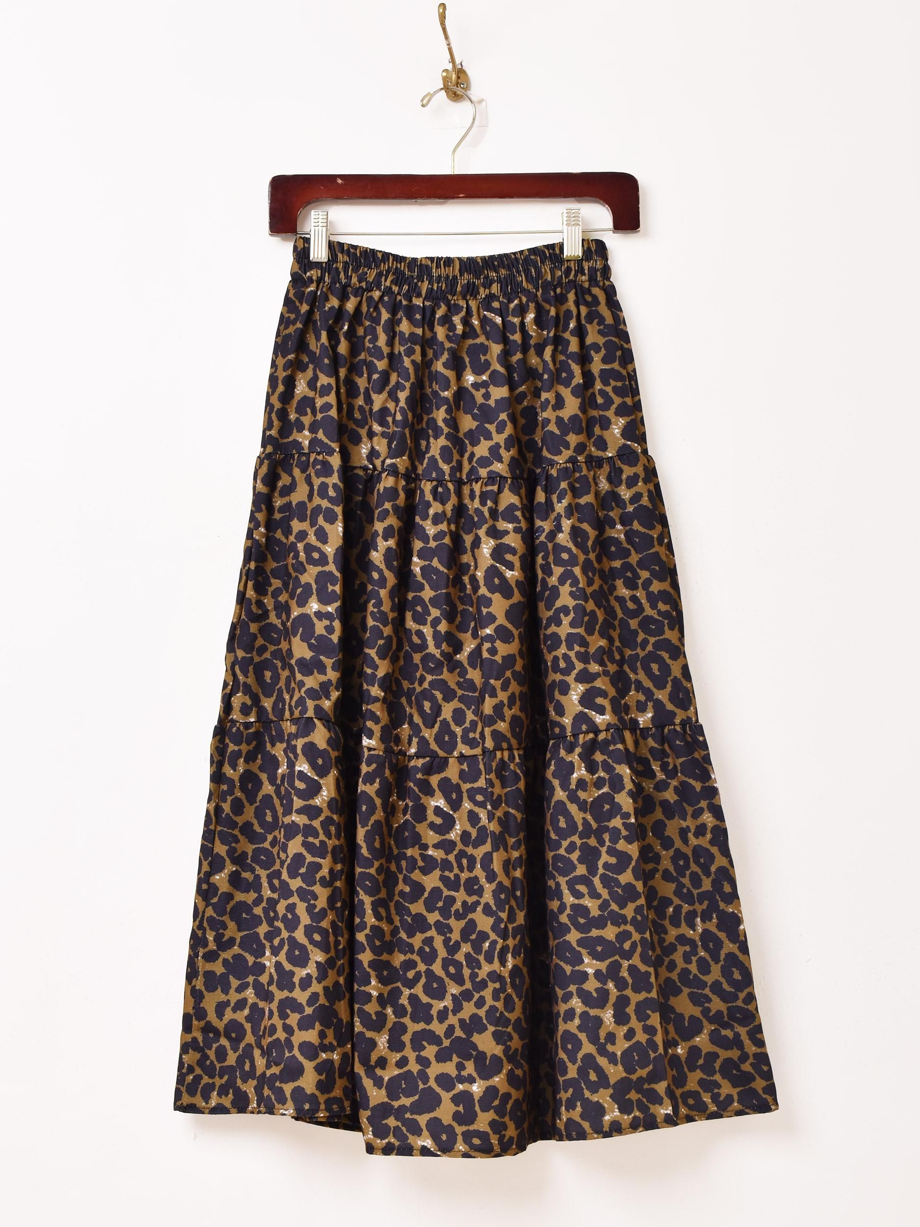 Meridian|レオパード柄スカート - 古着屋グレープフルーツ ムーン