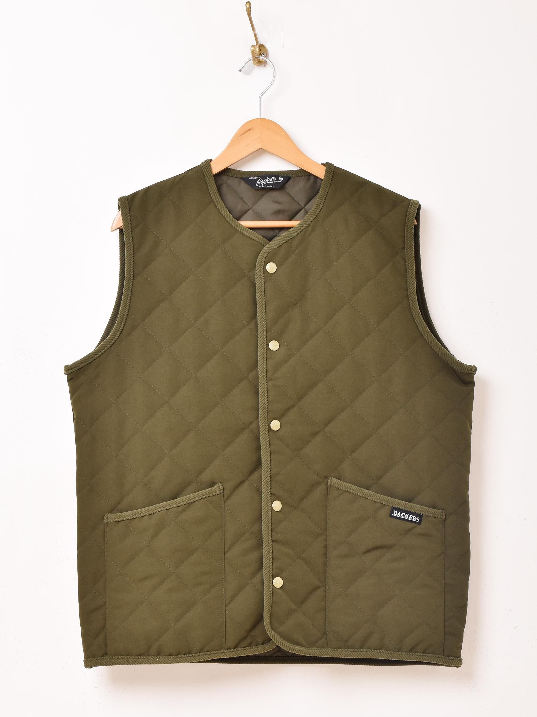 キルティングベスト | ブラック - 古着屋グレープフルーツ ムーン