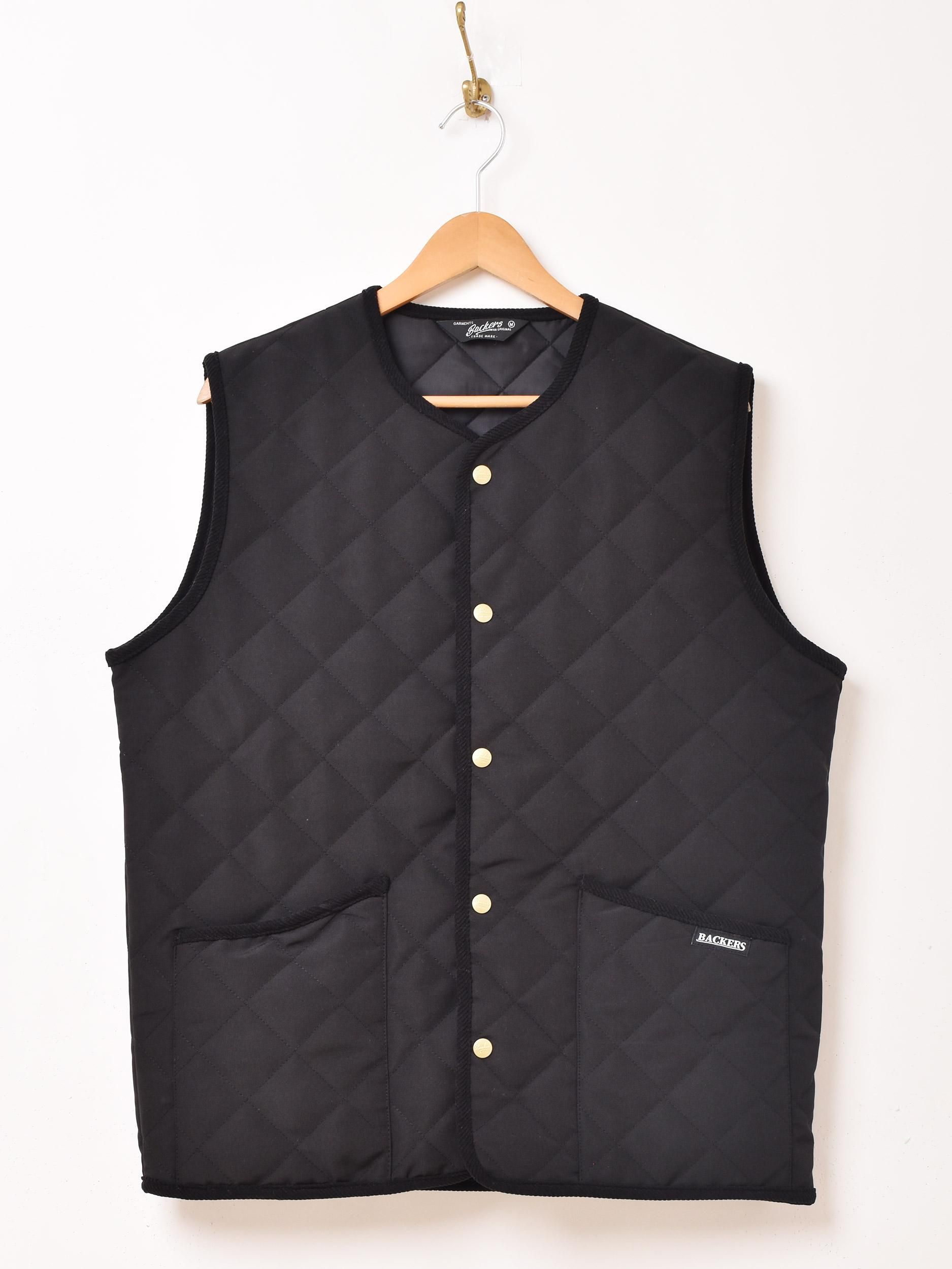 キルティングベスト | Backers | サックスブルー - 古着屋