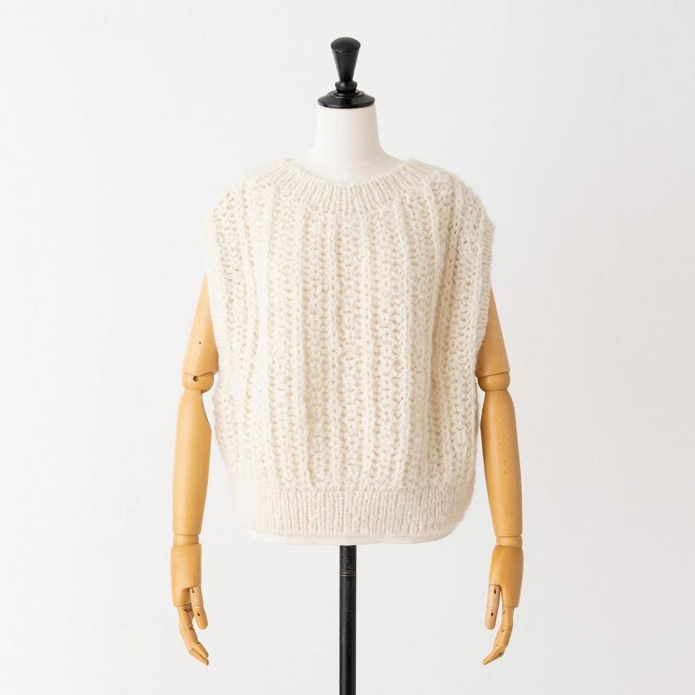 ペルーハイランドウール | アルパカ手編みベスト - STAMPS ONLINE