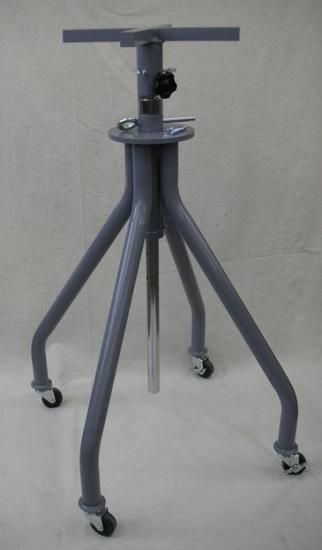 回転制作台 4脚パイプ式 キャスター・ストッパー付 - 画材あ～る