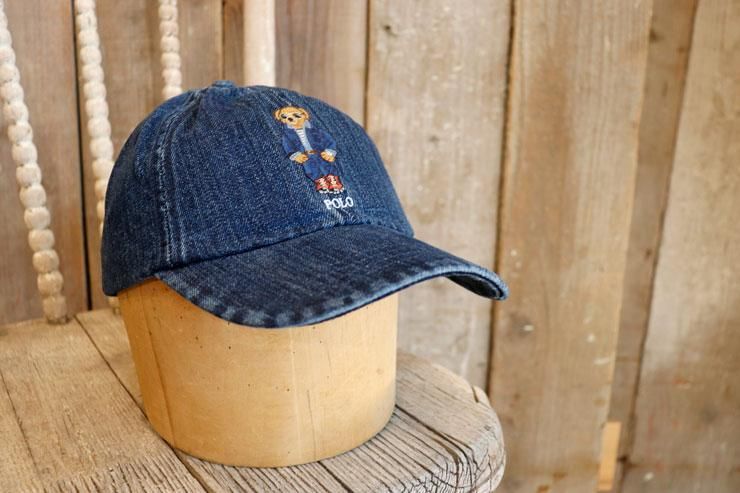 Polo Ralph Lauren(ラルフローレン):ポロベア デニム キャップ