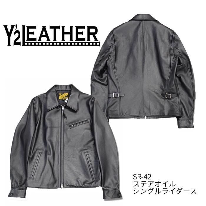 Y'2 LEATHER/ワイツーレザー】レザージャケット/ SR-42 ステアオイル