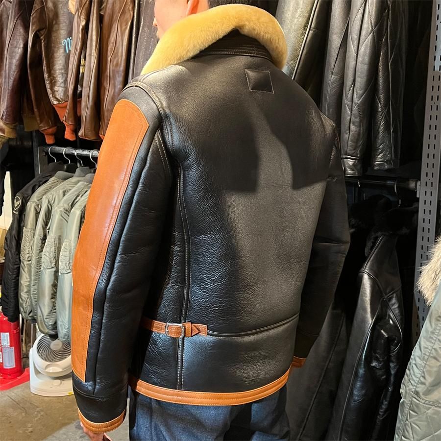 Y'2 LEATHER/ワイツーレザー】ムートンジャケット/COLOMER MOUTON TYPE