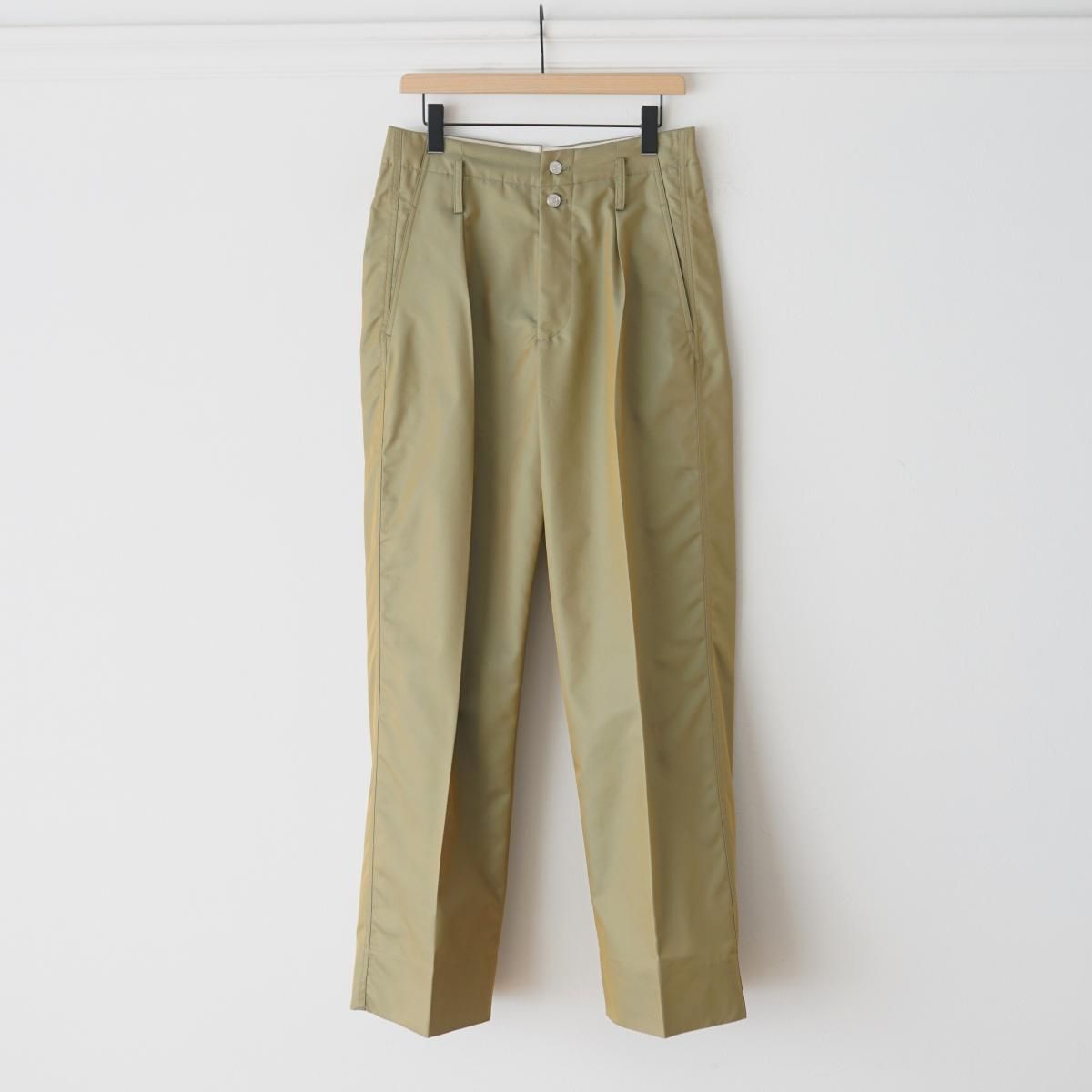 TANAKA / タナカ】 WIDE TROUSERS - SAGE / PARK ONLINE STORE