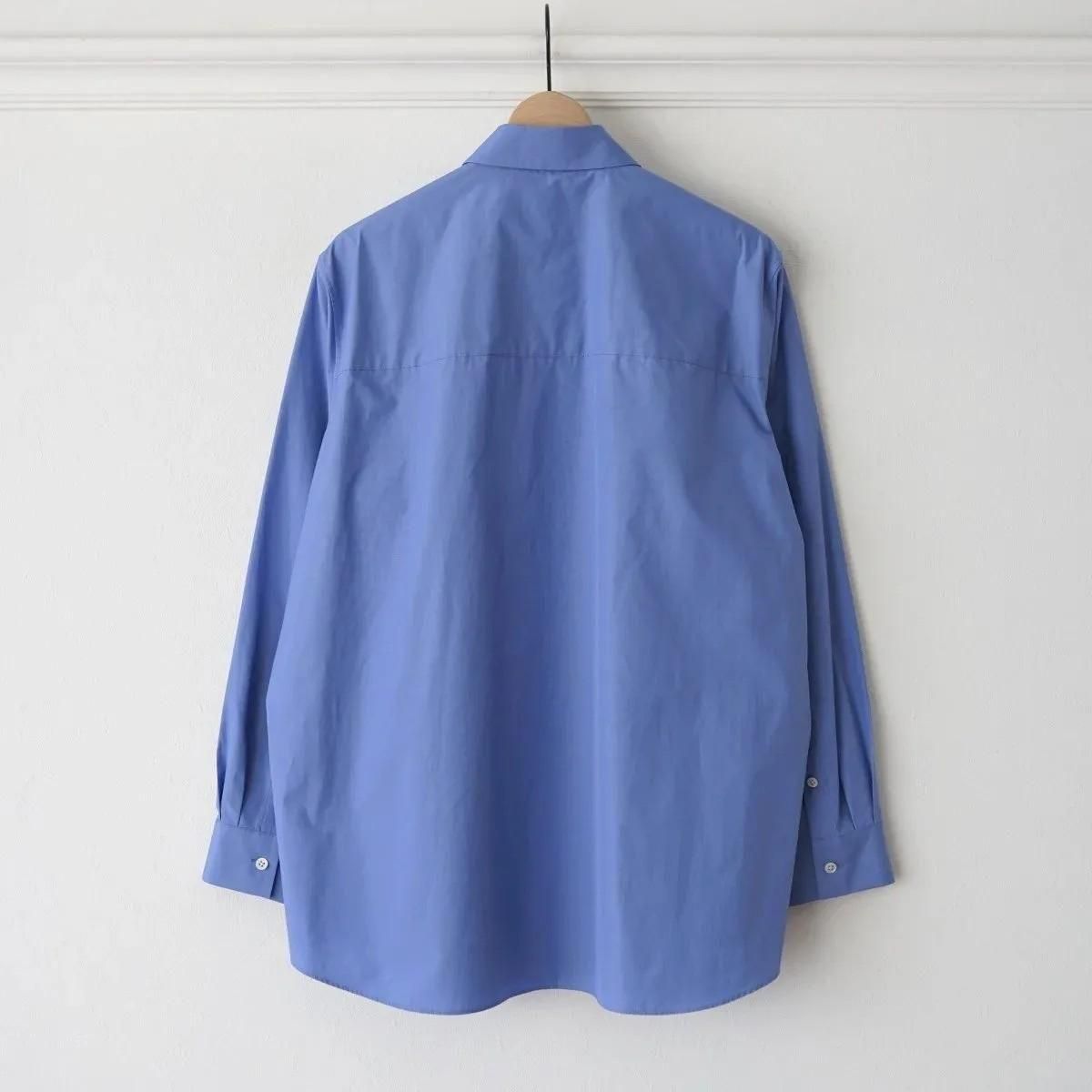 ATON / エイトン】 SUVIN BROAD STANDARD SHIRT - SAX / PARK ONLINE STORE