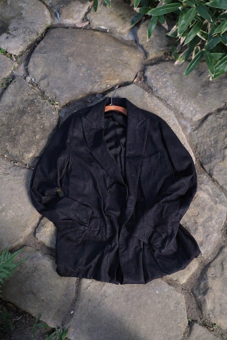 Double Washed Gather Jacket Silkpin - 商品帖 | 柿乃葉 / KAKINOHAHANARE