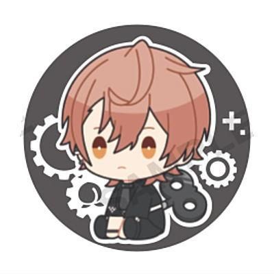 カラフルピーチ ぺたっとねじまき 刺繍缶バッジ [8.うり],ブシロード