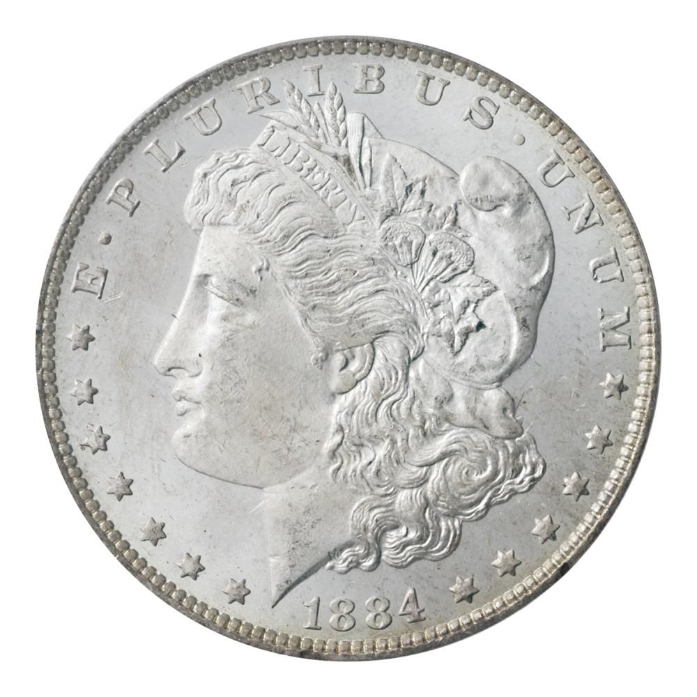 アメリカ 1884年（O）1ドル銀貨 モルガンダラー PCGS MS64PL
