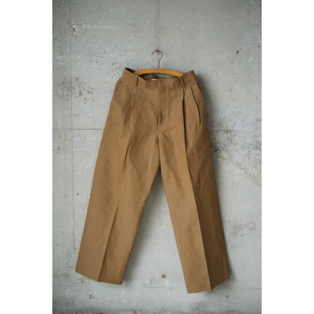 Cristaseya Double pleated wide trousers