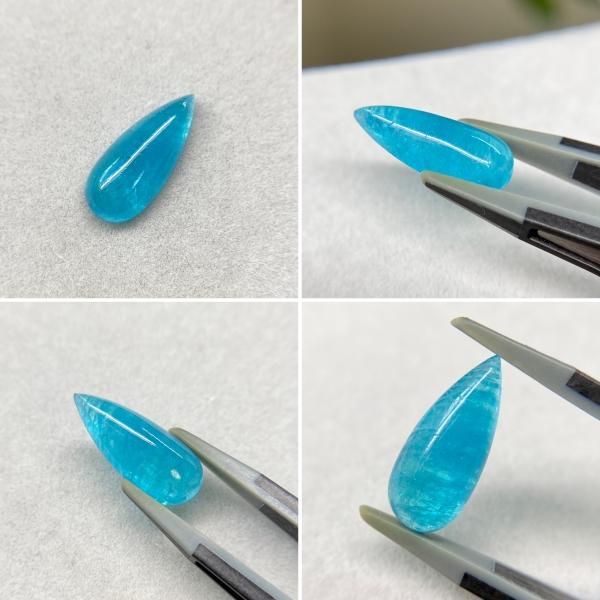 リング制作 オールドストック☆大粒パライバトルマリン ペアシェイプ