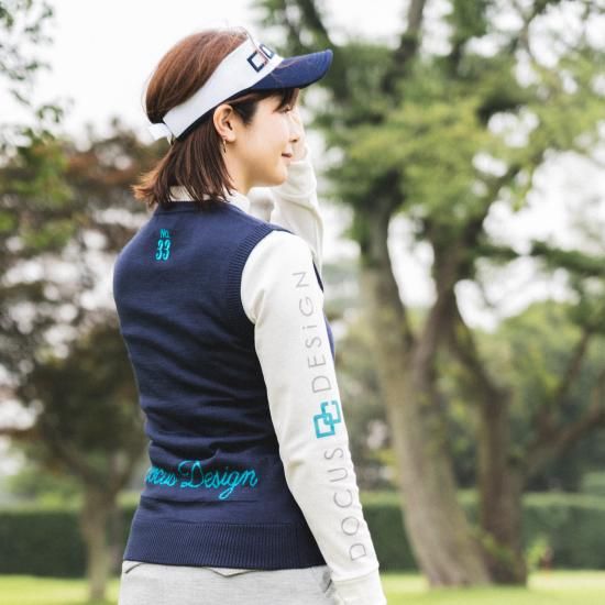 ベスト レディース ゴルフウェア 秋冬 防寒 ニット | No.33 Vest