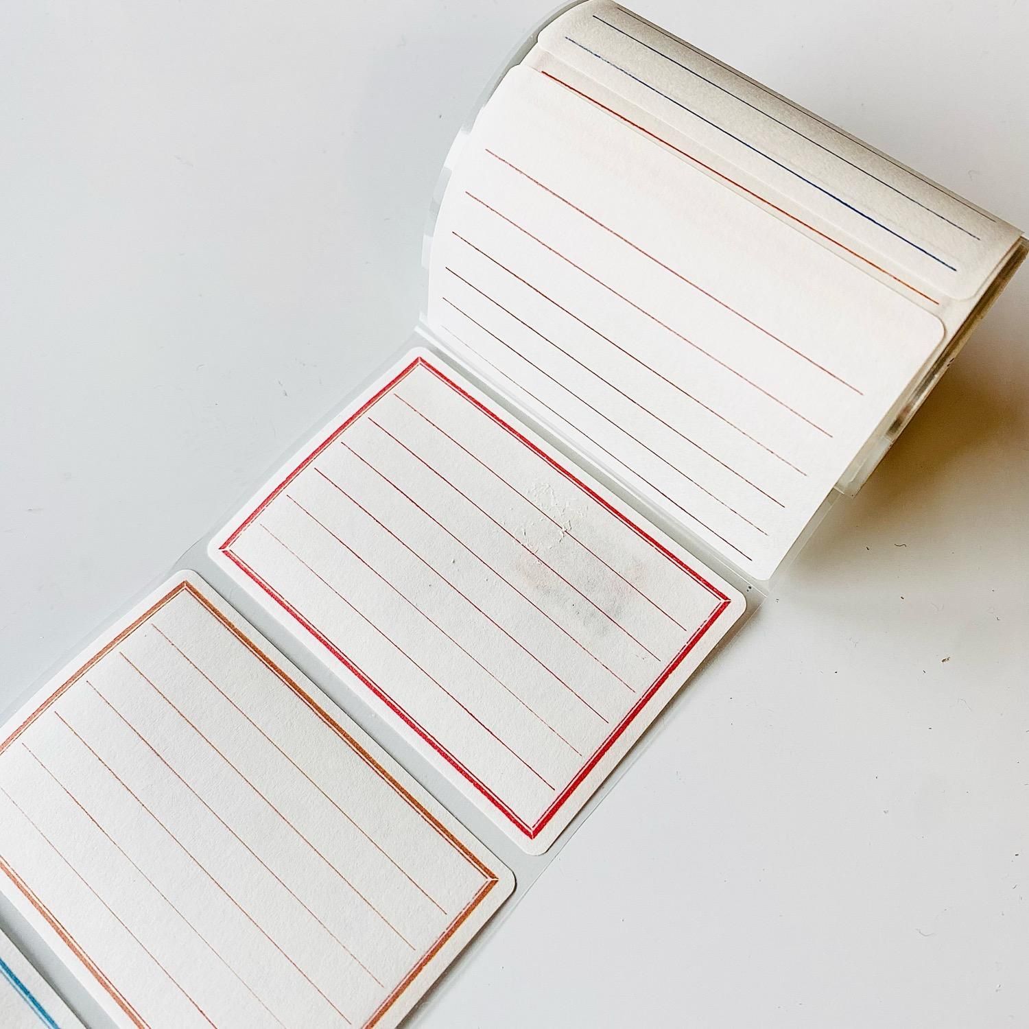 YANJI(言己) 叙事篇章系列 ロールシール 叙事便签 YJJD404-4