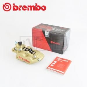 BREMBO 4ピストンキャリパー | 左用ゴールド - 八宝屋