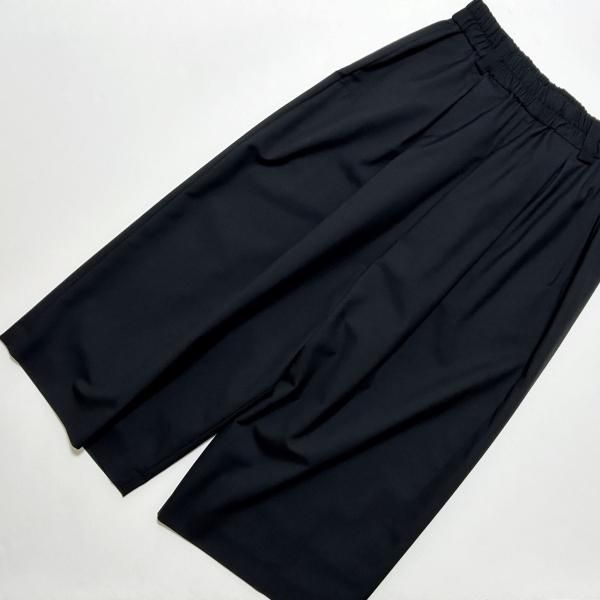 atelier naruse】フォーマルセットアップガウチョパンツ/ブラック