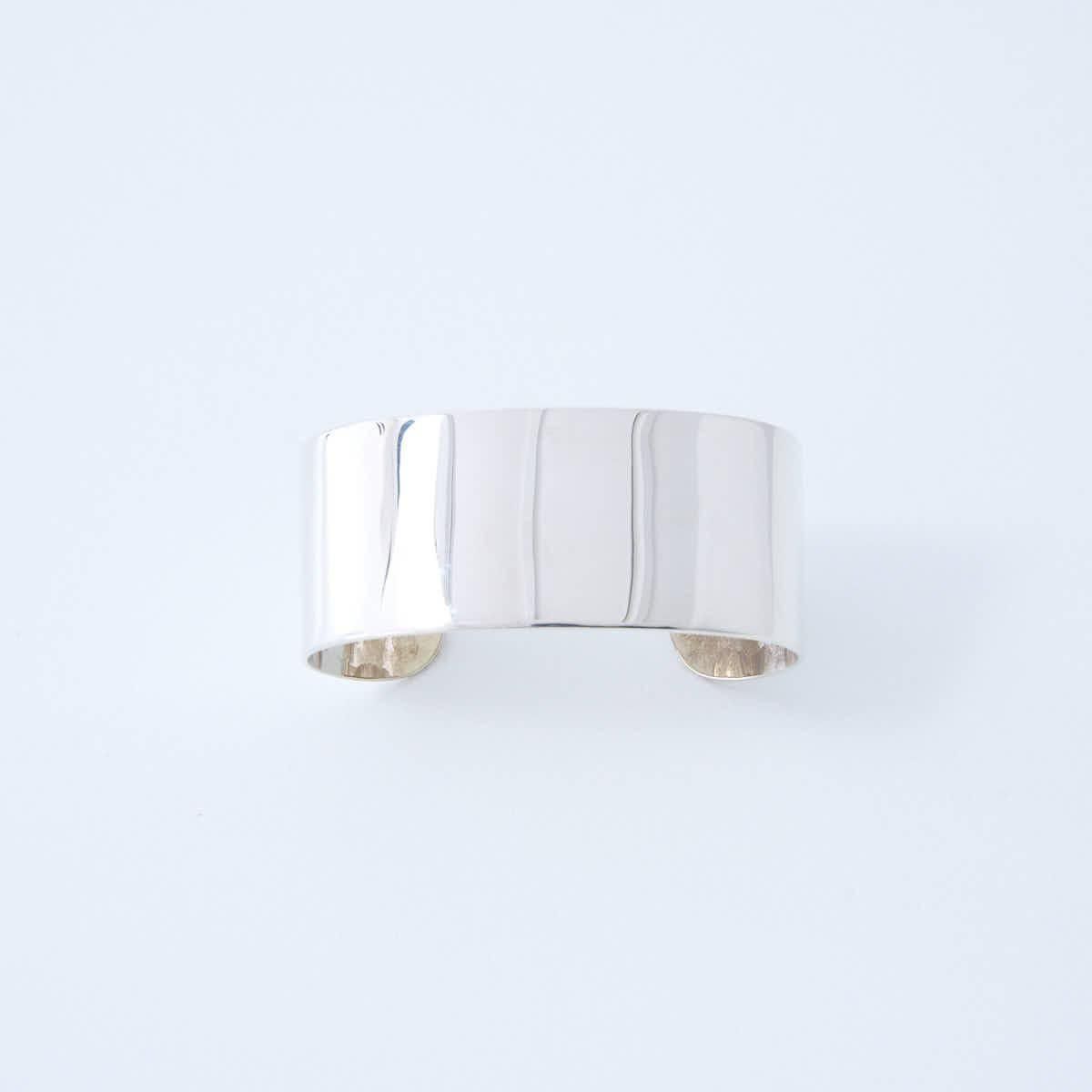 YAECA / シルバーバングル(2.5cm)- dieci｜online shop