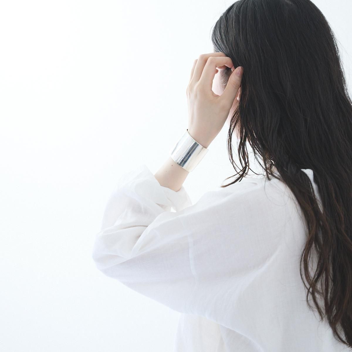 YAECA / シルバーバングル(4.5cm)- dieci｜online shop