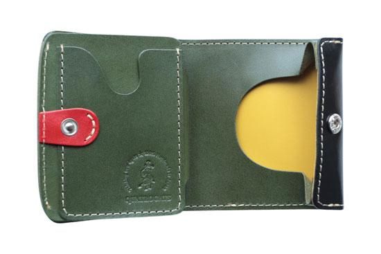 限定】小さい財布 小さいふ。アフリカンマスク「CHOKWE & LWALWA