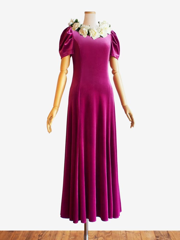 フラドレスC18 ストレッチベロア 【オーダーメイド スリーサイズ+着丈