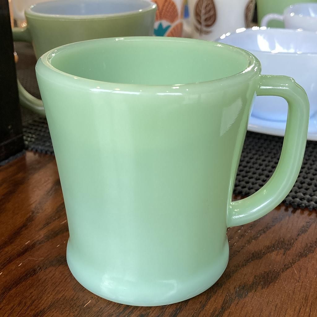 Dハンドル シェービングマグジェダイ 1950年代初期製造 Fire-king