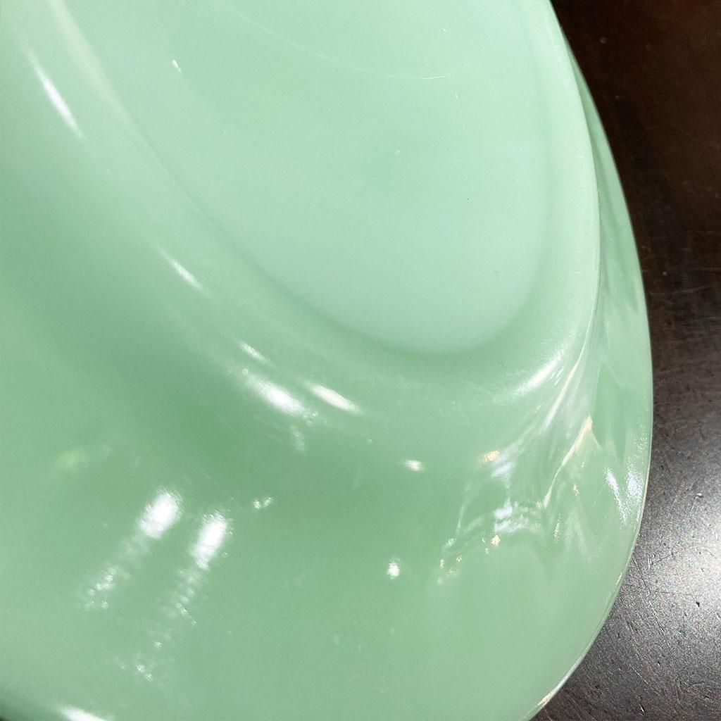 ジェダイ オーバルプレート11インチ 初期GLASS刻印 1940年代前半製造