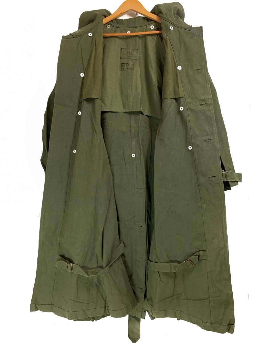 Deadstock 40s～50s FRENCH ARMY Motorcycle Coat オリーブ 6 フランス