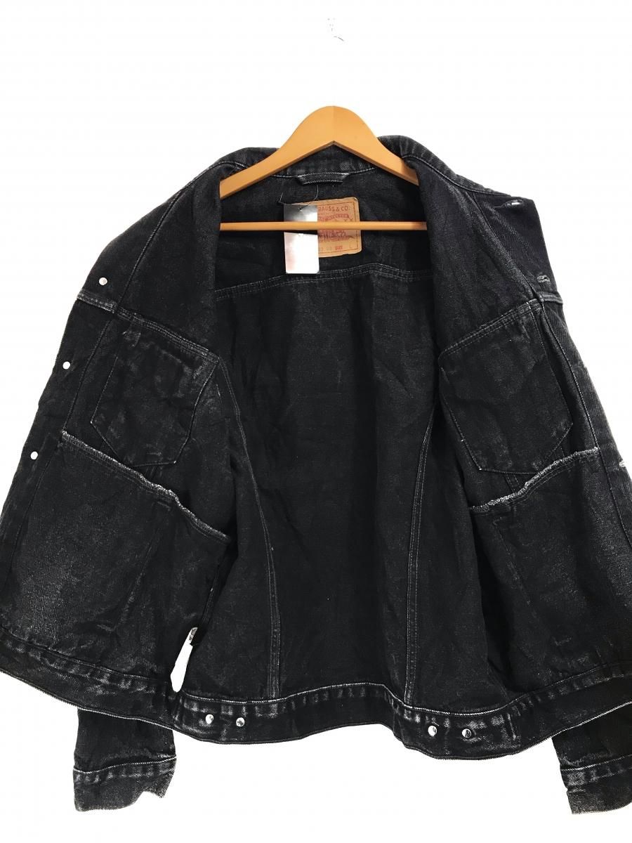 90s Levi's 70503-08 Black Denim Jacket 黒 L リーバイス Levis