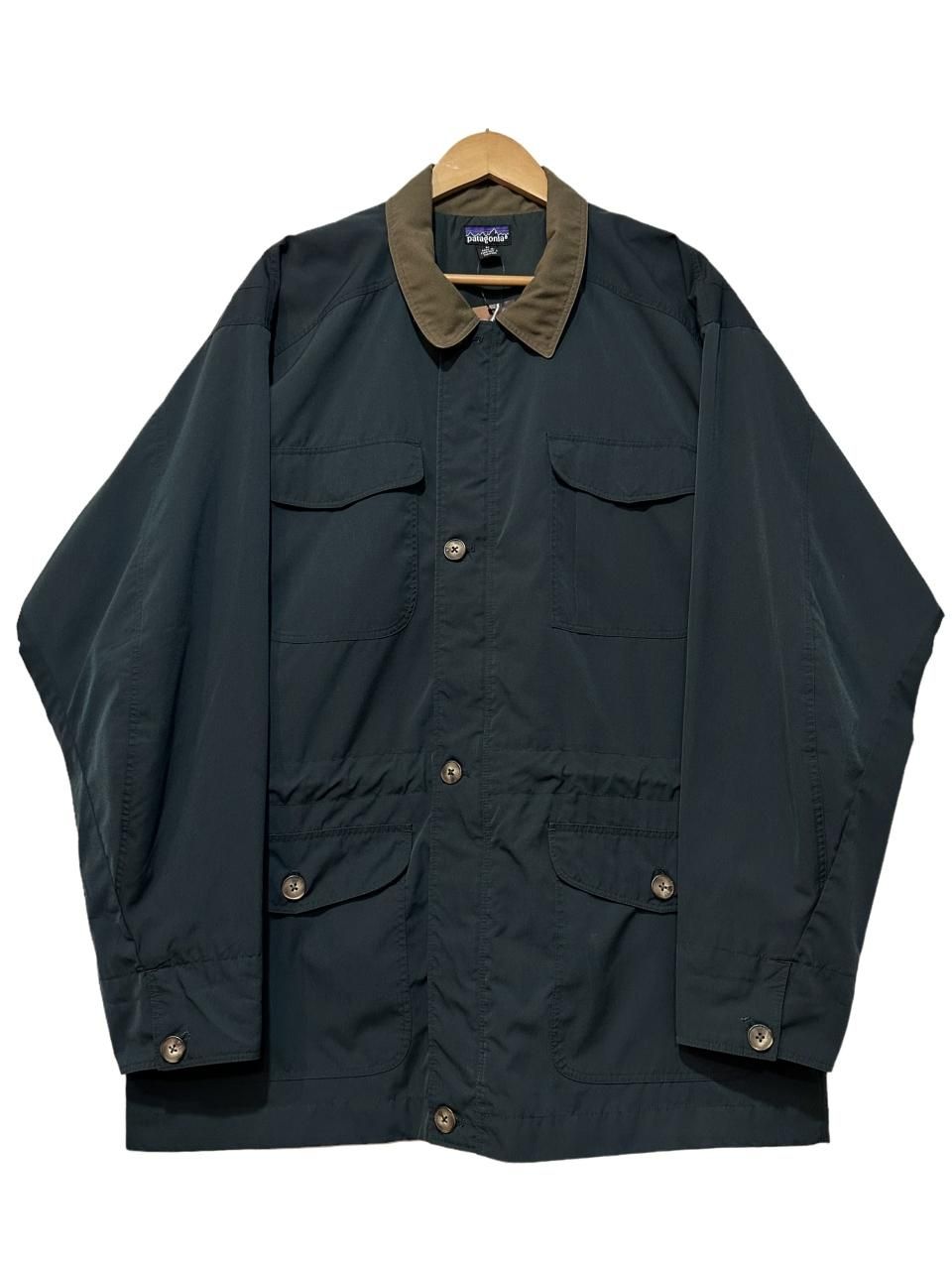 80s~90s patagonia street shell Jacket 深緑 M パタゴニア チョア
