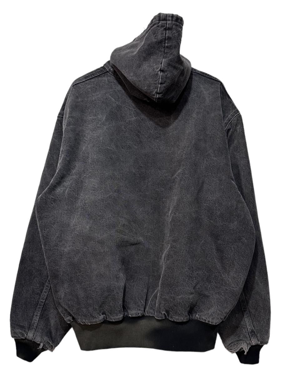 USA製 90s Carhartt Blanket Lined Black Denim Active Jacket 黒 XXL