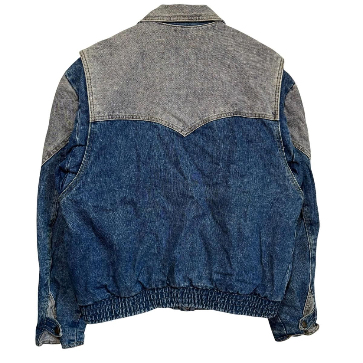 USA製 80s~90s GUESS デニムブルゾン S バックトゥザフューチャー