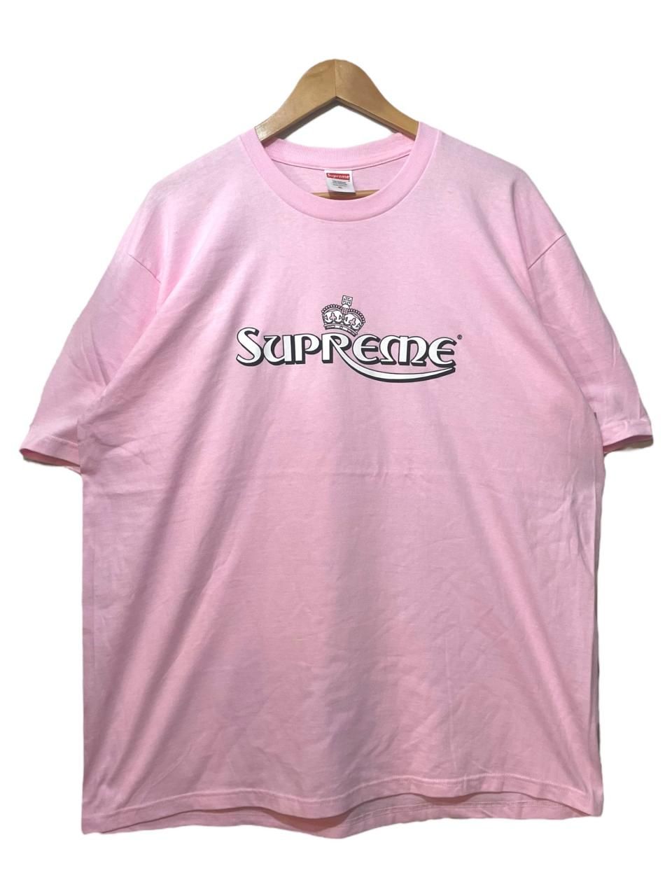 23SS SUPREME Crown S/S Tee ピンク XL シュプリーム 半袖 Tシャツ