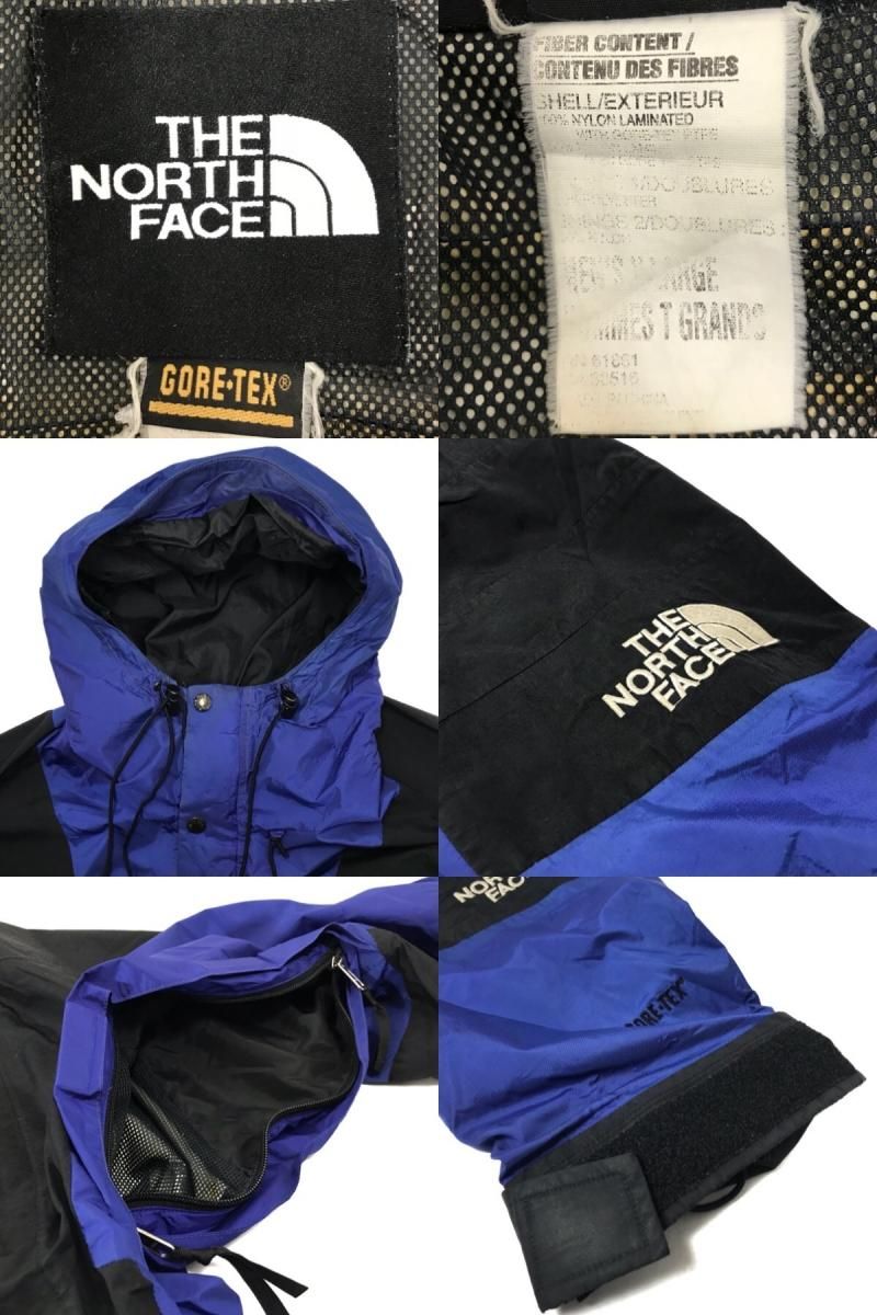 90s THE NORTH FACE Mountain Light Jacket 青 XL ノースフェイス