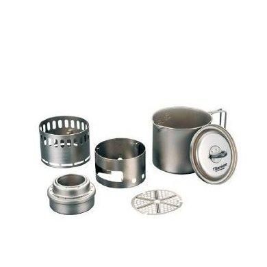 Ti Mug Pot 500 Stove Set - 宗像山道具店 by GRIPS