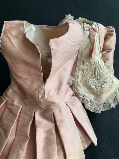 即納！【送料198円】ビスクドール用ドレス 48cmの人形用 アンティーク