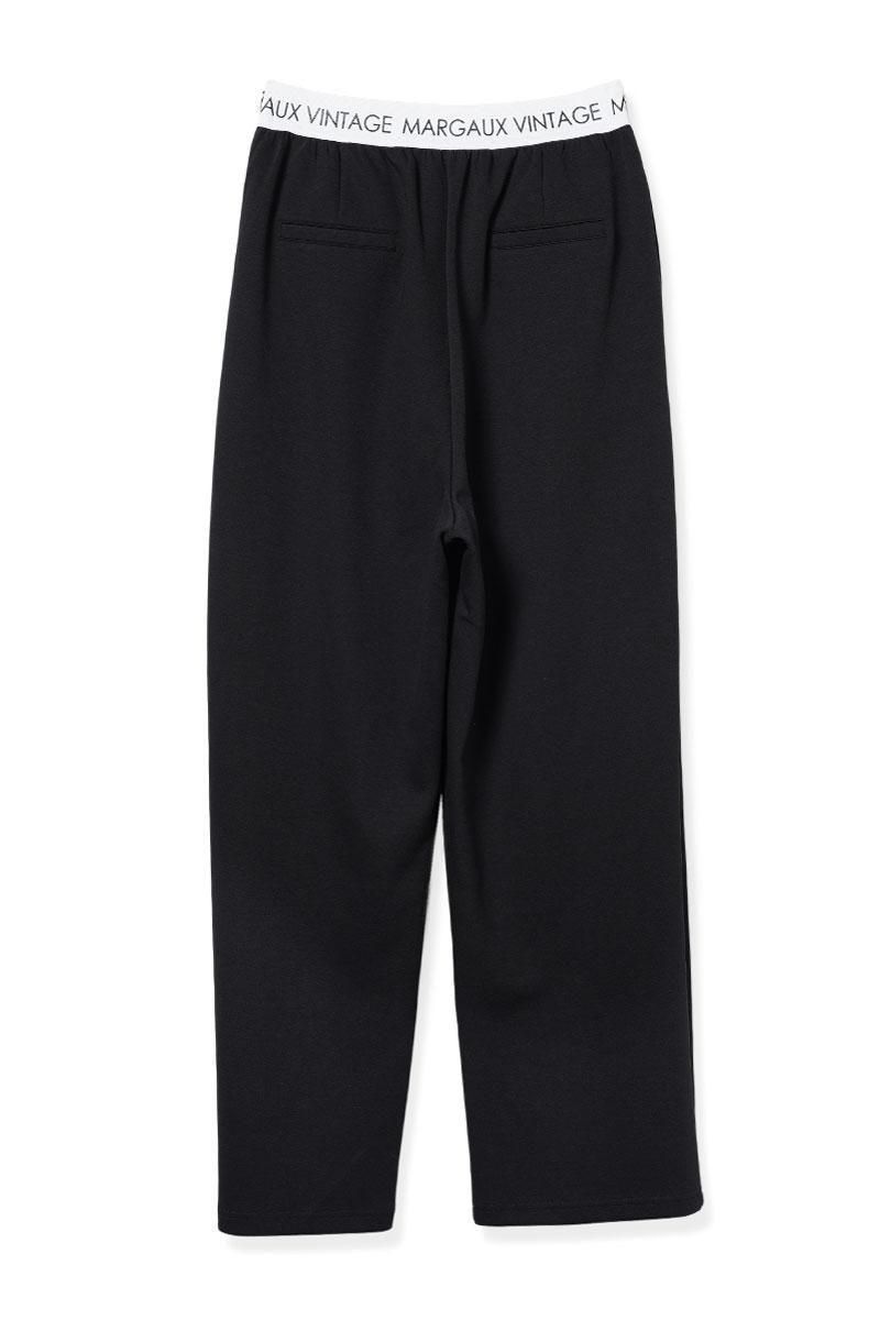 MARGAUX VINTAGE (マルゴーヴィンテージ)ロゴウエストゴムタックパンツ