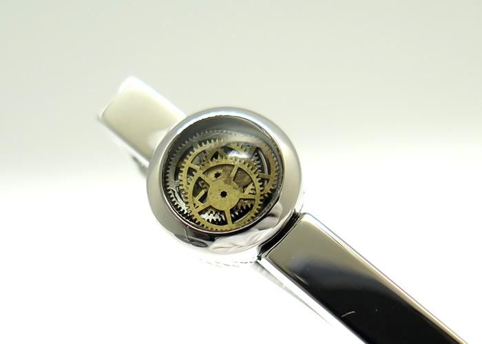 TATEOSSIAN（タテオシアン） ギアタイバー（ロジウムクリア)（ネクタイ