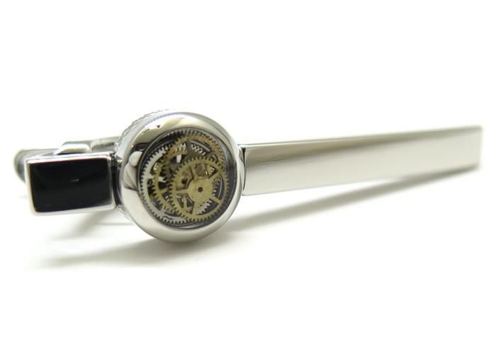 TATEOSSIAN（タテオシアン） ギアタイバー（ロジウムクリア)（ネクタイ