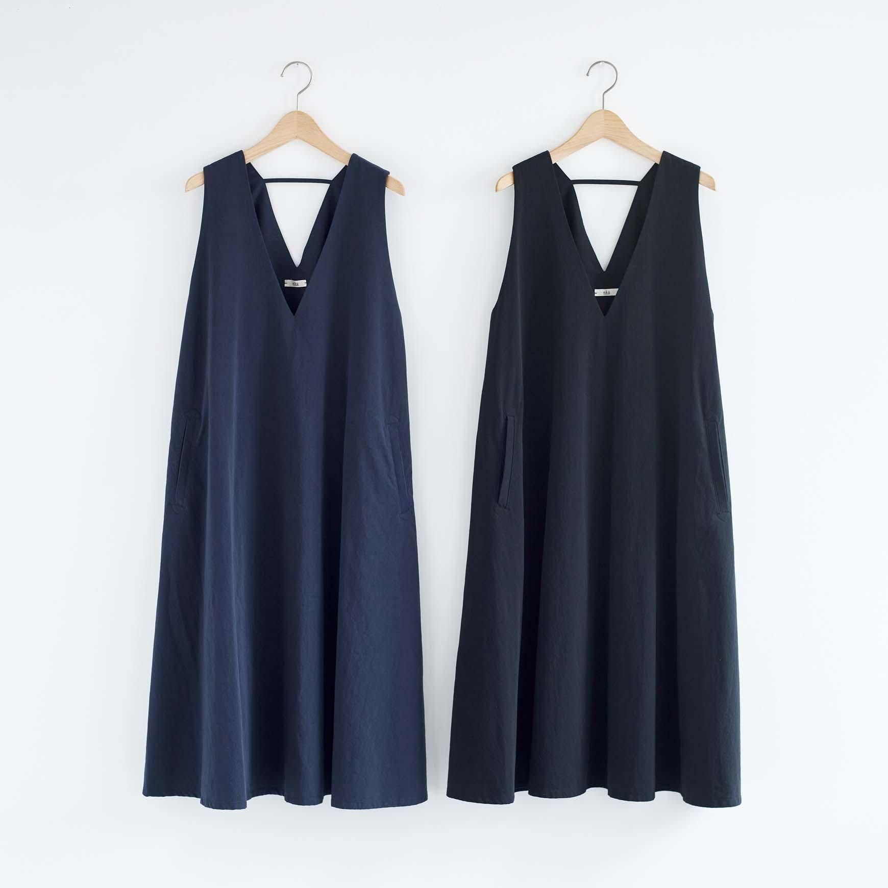 CLASKA（クラスカ）｜ウールフラノノースリーブワンピース