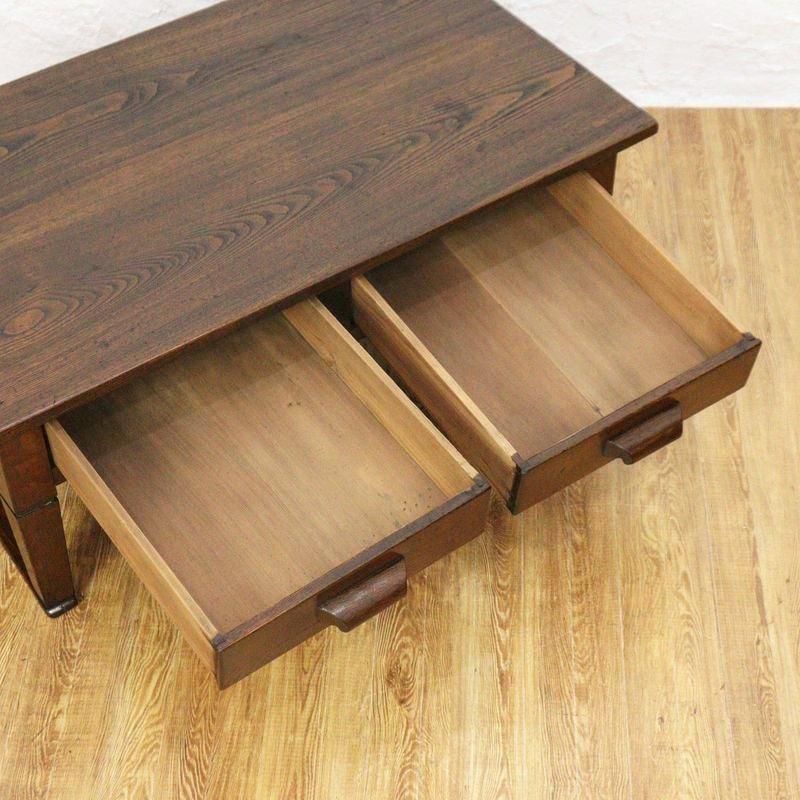 ヴィンテージ引出し付き座机 昭和初期の和風レトロ