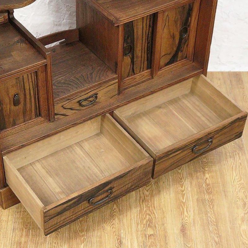 アンティーク和風キャビネット 大正昭和の希少品
