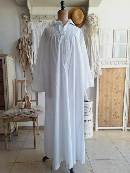 アンティークリネンナイトドレス - アンティークモール＆蚤の市情報