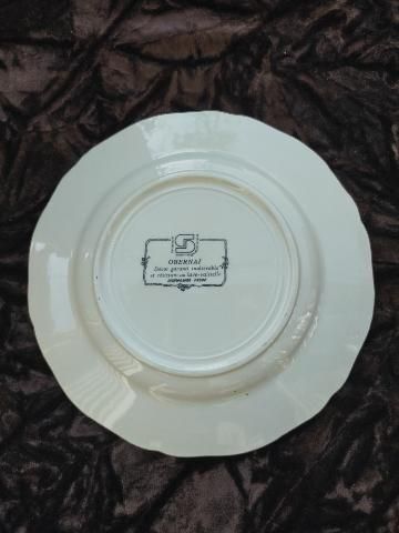 フランス製アンティーク・サルグミンヌデザートプレート