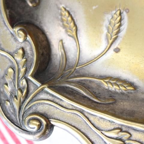 アールヌーボー 真鍮プレート フランスアンティーク