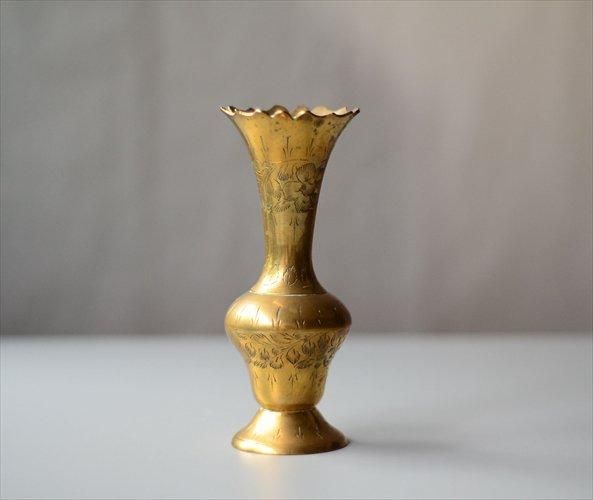 イギリス ヴィンテージ 真鍮の一輪挿し 花器